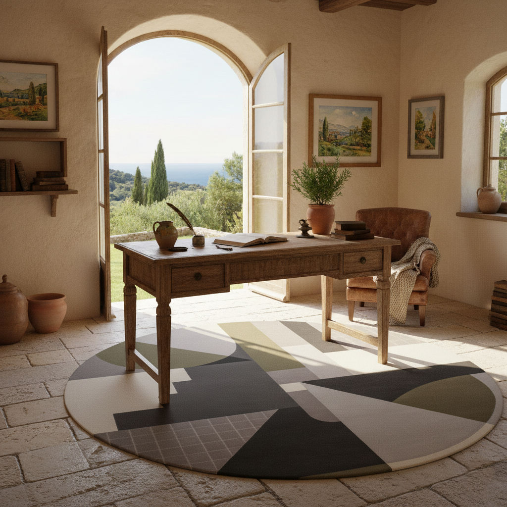 KEXO - Hand Tufted Geometric Carpet